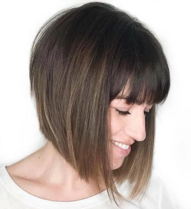 Bob Haircuts with Bangs