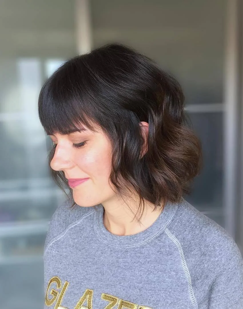 Bob Haircuts with Bangs