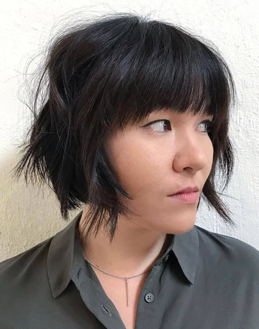 Bob Haircuts with Bangs