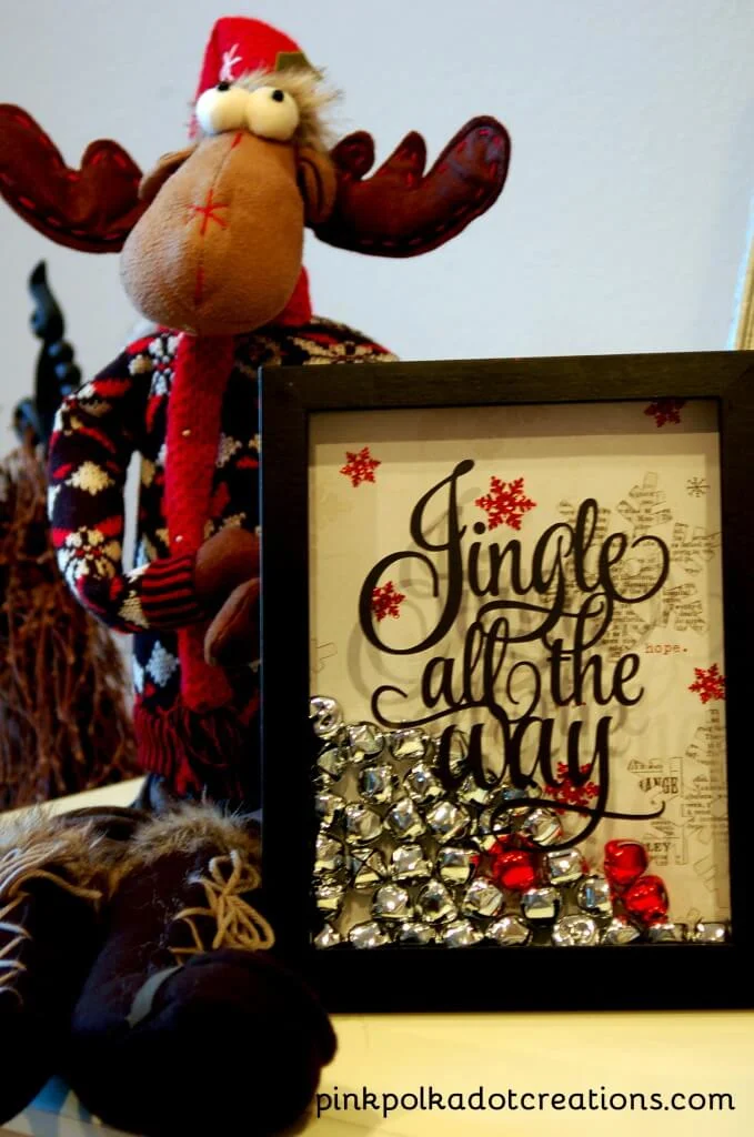 DIY Jingle Bells Shadow Box