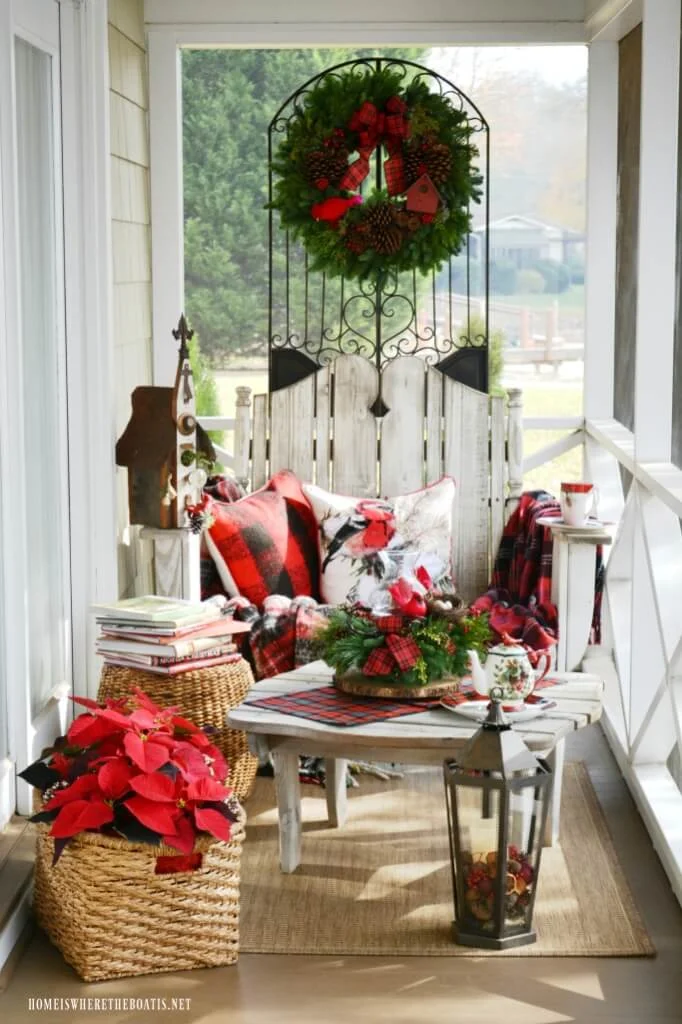 Elegant Front Porch Christmas Decor