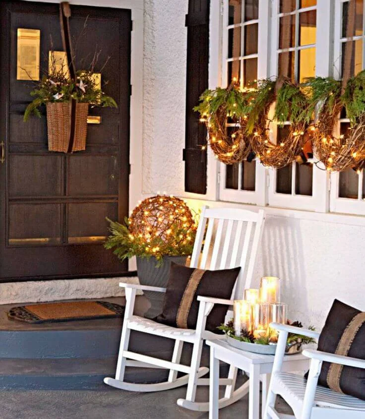 Farmhouse Style Front Porch Decor