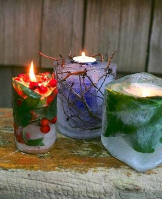 Icy Luminaries Outdoor Christmas Decoration