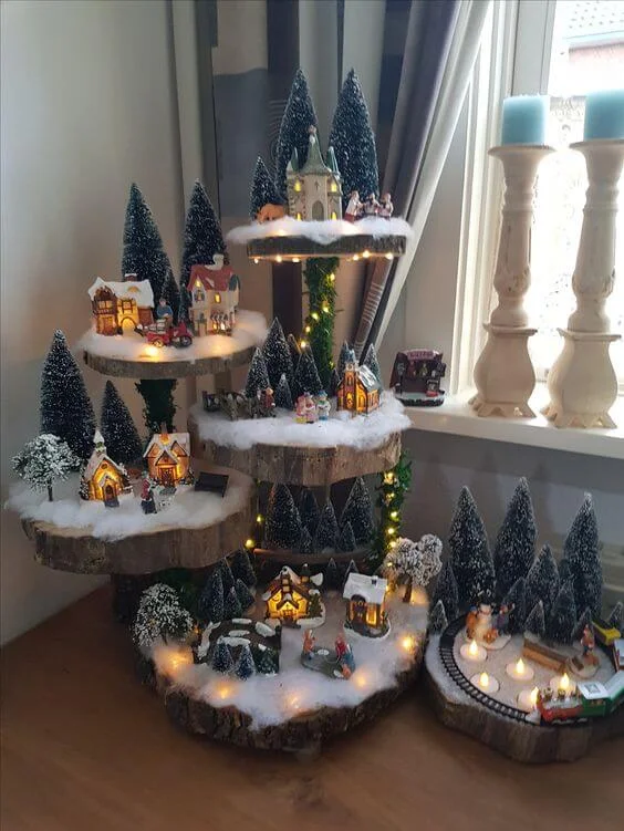 Modern Christmas Window Decor