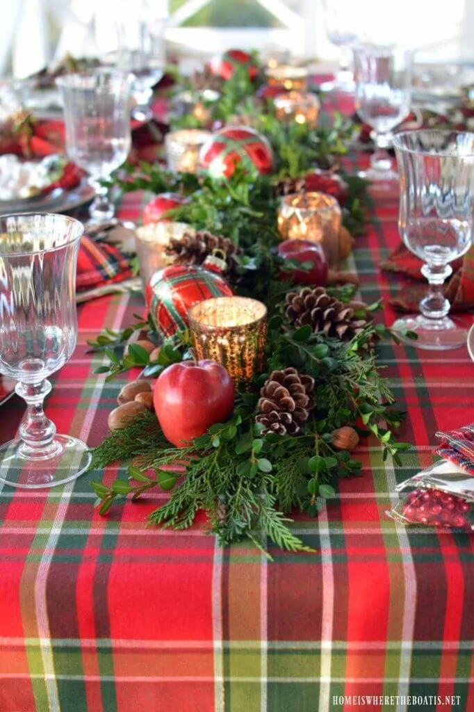 Pretty Plaid Rustic Christmas Decor