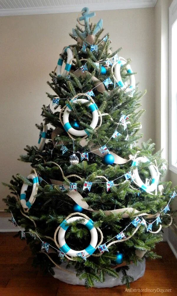 Unique Nautical Christmas Tree Decor