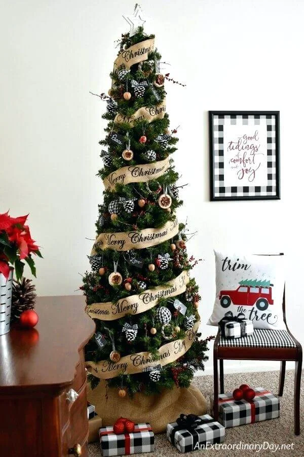 Vintage Farmhouse Christmas Tree Decoration