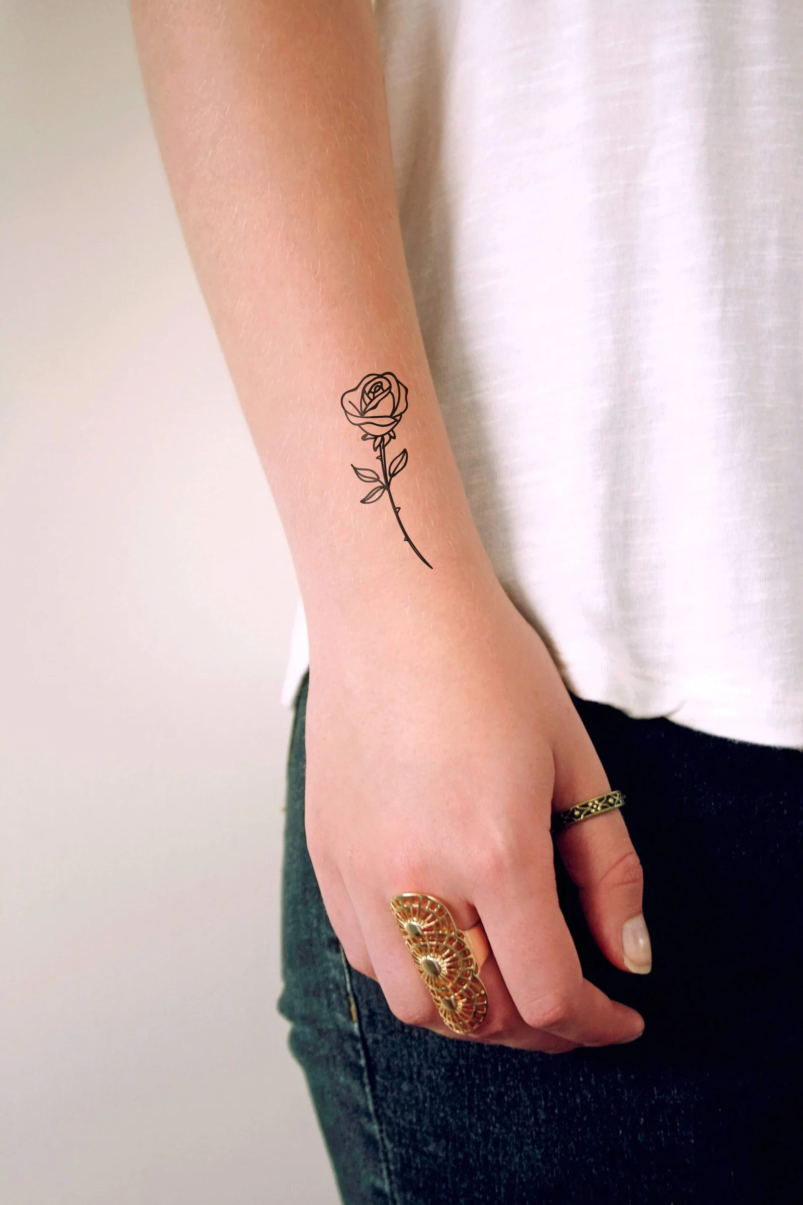 Small Rose Tattoo