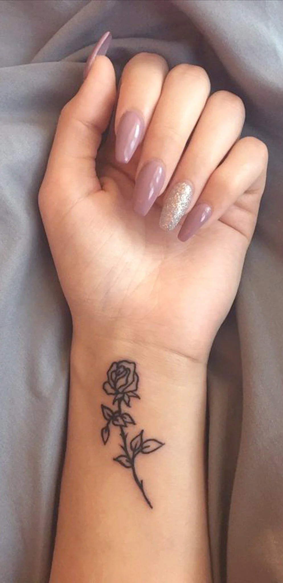 Wrist Rose Tattoo