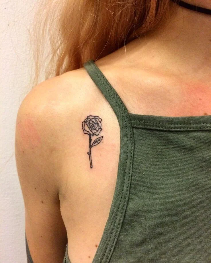 Small Rose Tattoo