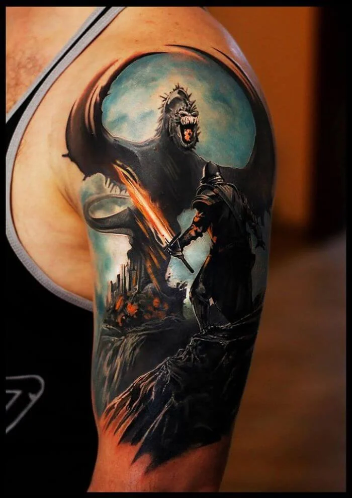 Fantasy Dragon Tattoo