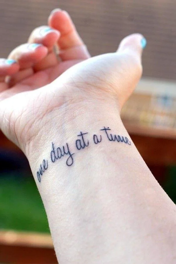 Small Quote Tattoo