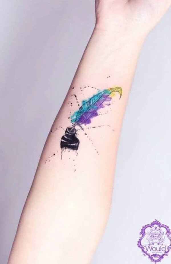 Small Watercolor Tattoo
