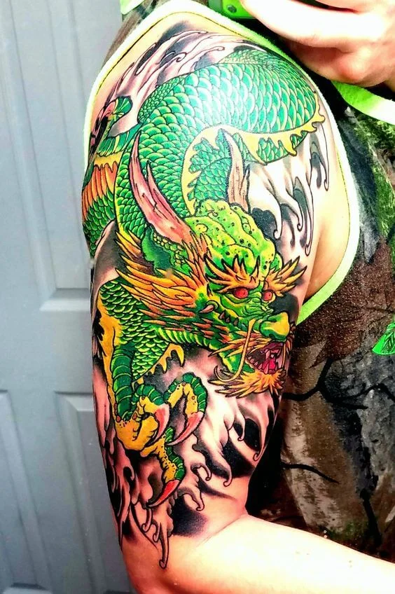Green Dragon Tattoo