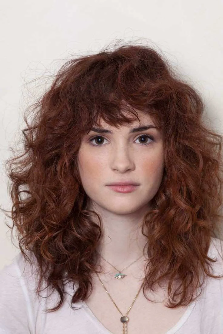 Curly Hairstyles With Bangs