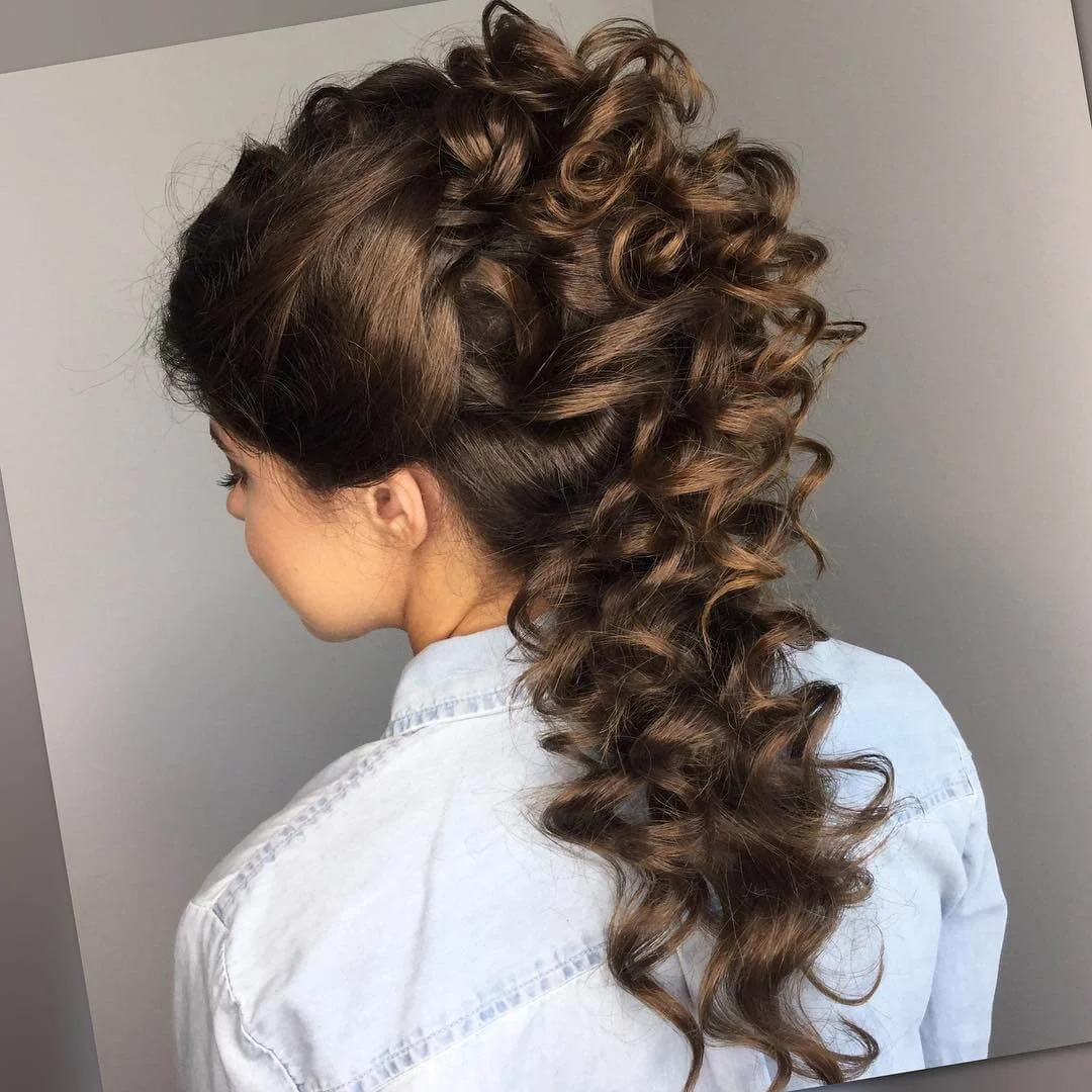 Curly Hairstyles for Prom