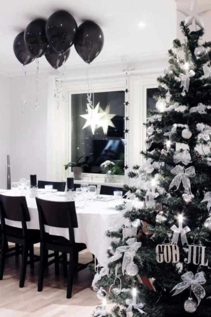 Dining Room Black White Decor