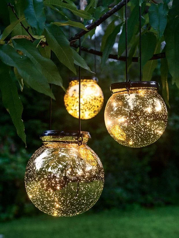Hanging Lanterns Whimsical Christmas Decoration