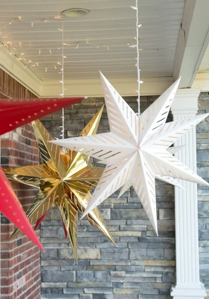 Large Hanging Star Lanterns Decoration
