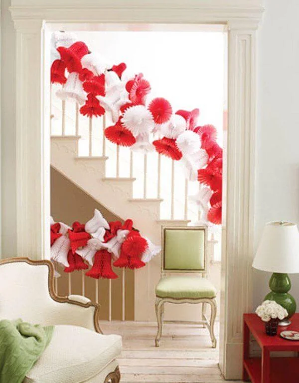 Large Jingle Bells Stairs Decor