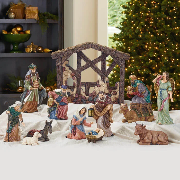 Nativity Scene Whimsical Christmas Decoration