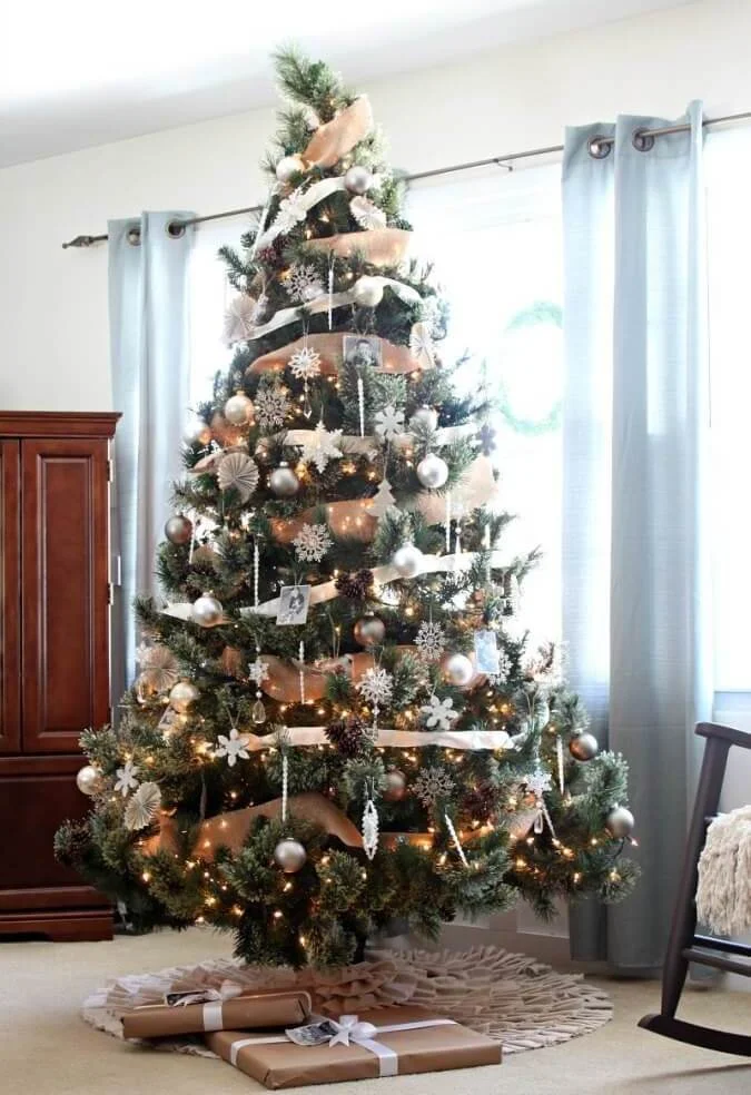 Rustic Glam Christmas Tree Decoration
