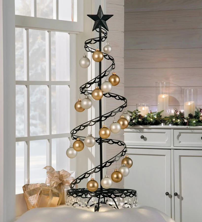 Spiral Tree Christmas Ornaments Decoration