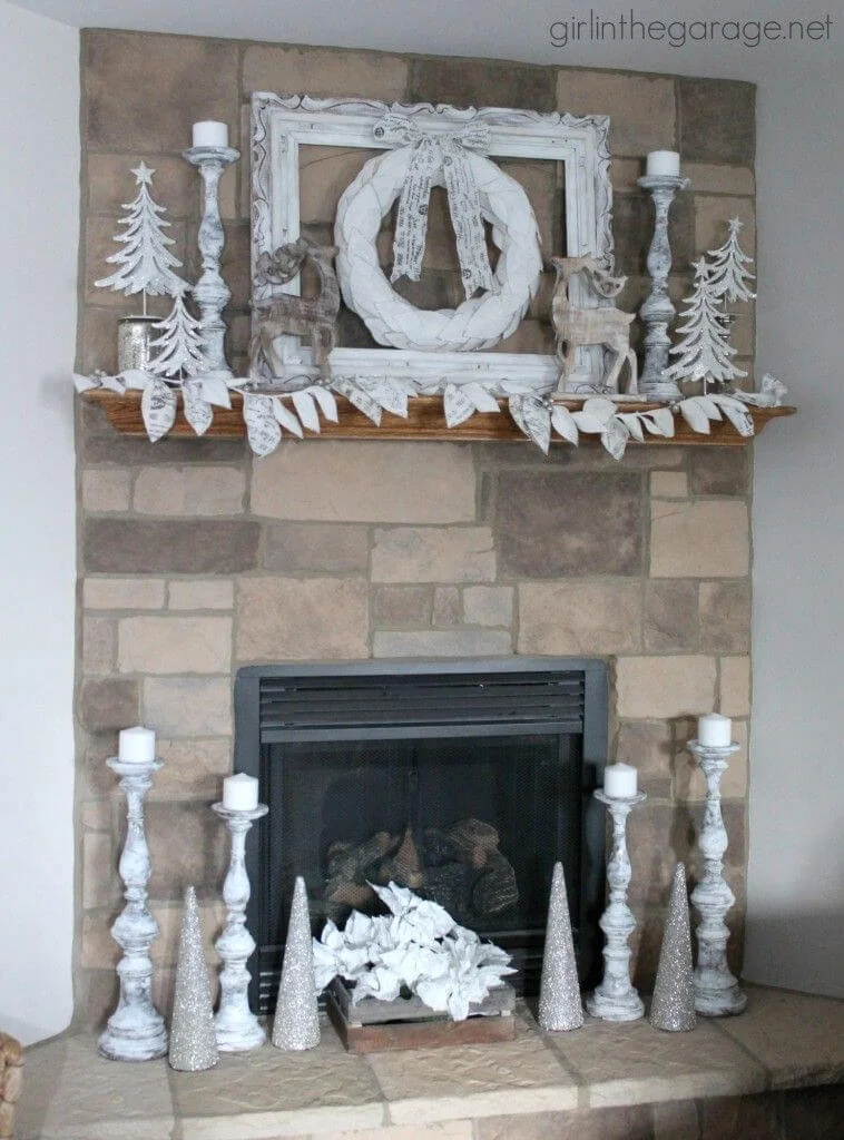 Winter Wonderland Mantel Christmas Decor