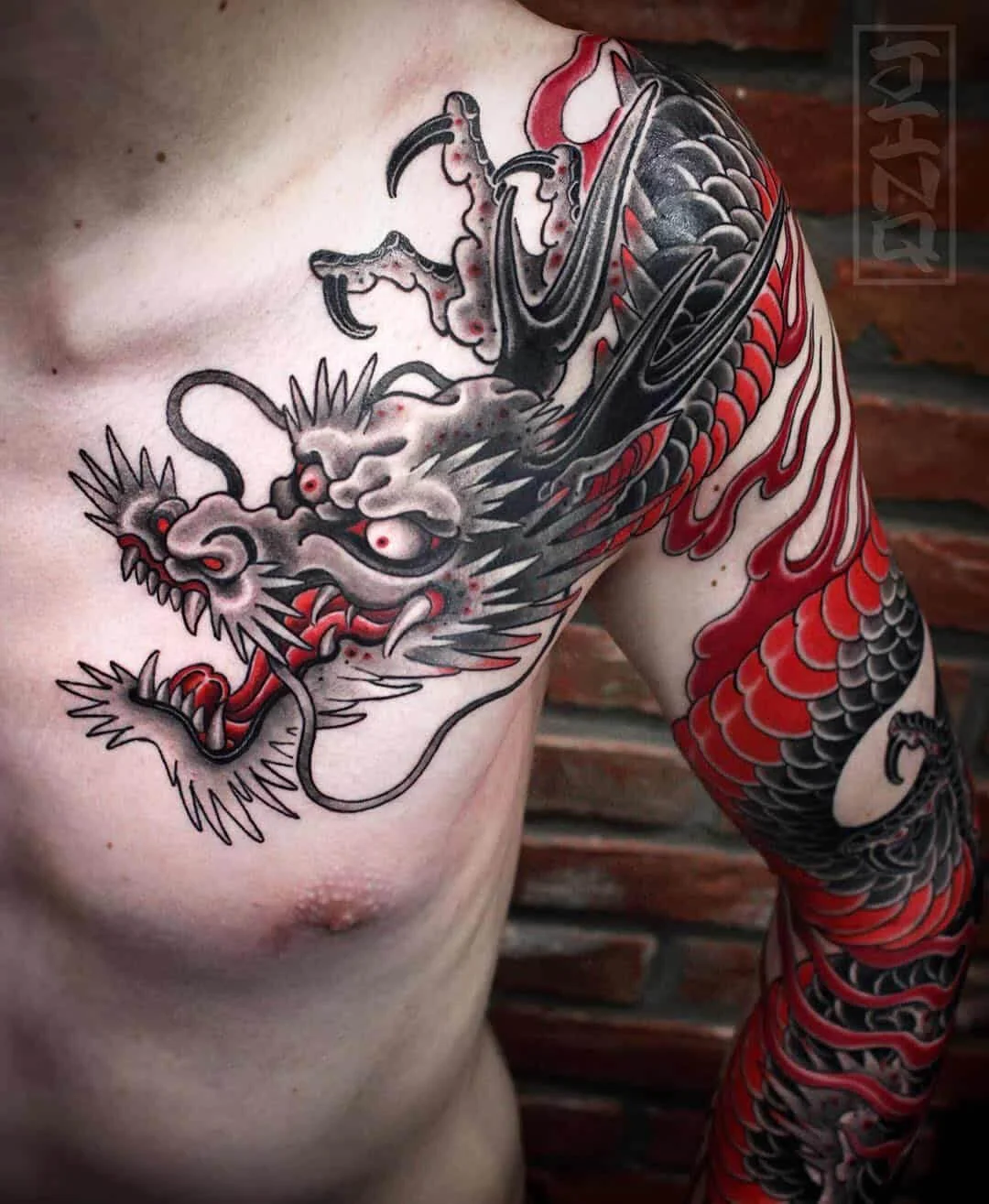 Traditional Dragon Tattoo