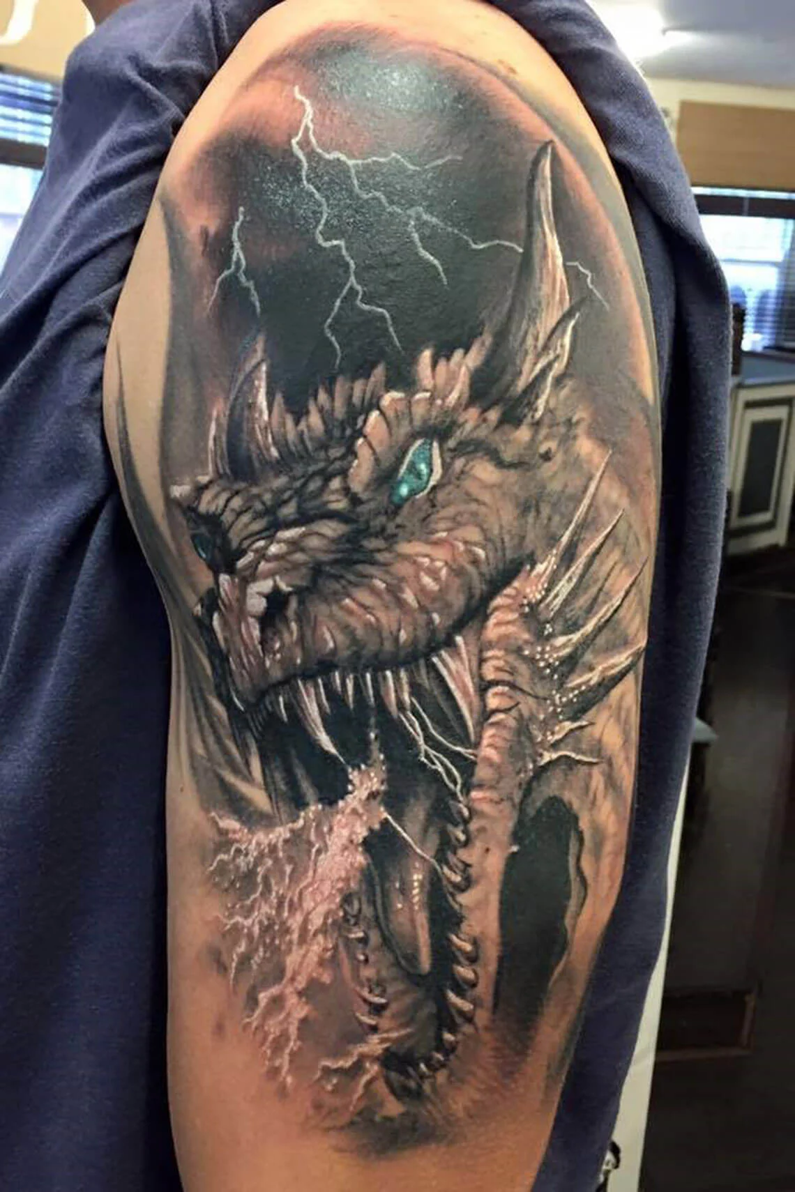 Asian Dragon Tattoo