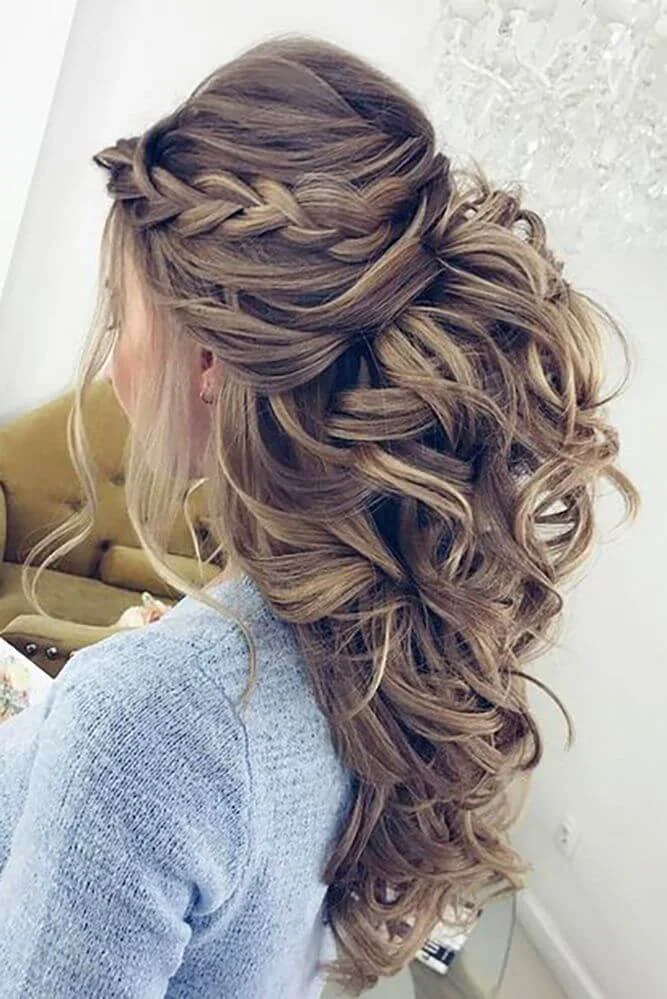 Curly Hairstyles for Wedding