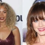 Curly Hairstyles with Bangs