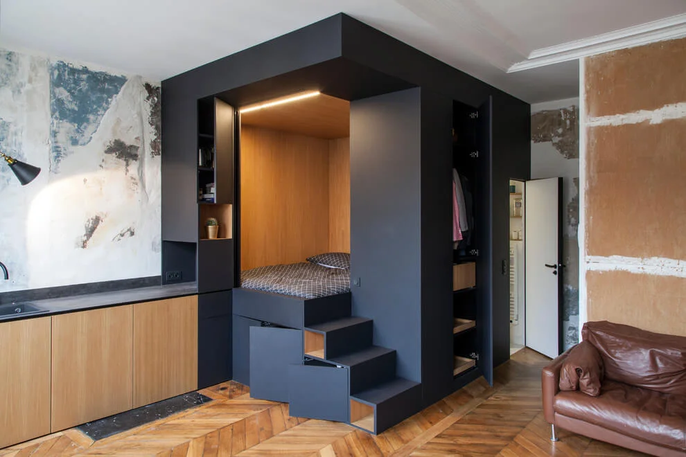Lofted Bed Small Bedroom Decor