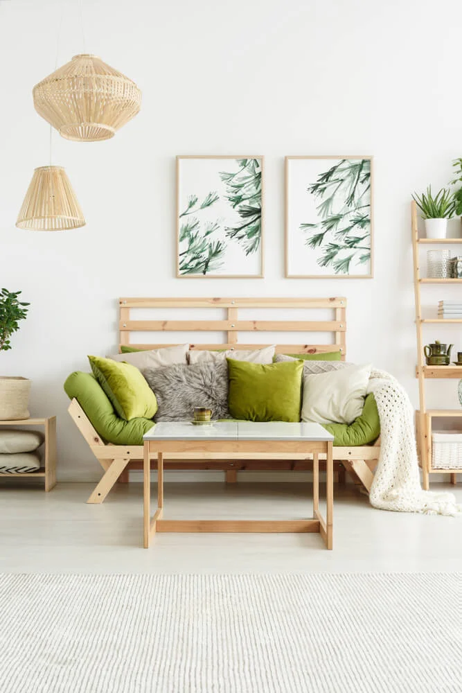 Natural Touch Living Room Design