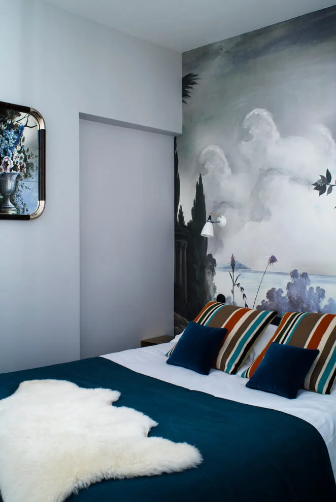 Painted Wall Mural Background Design