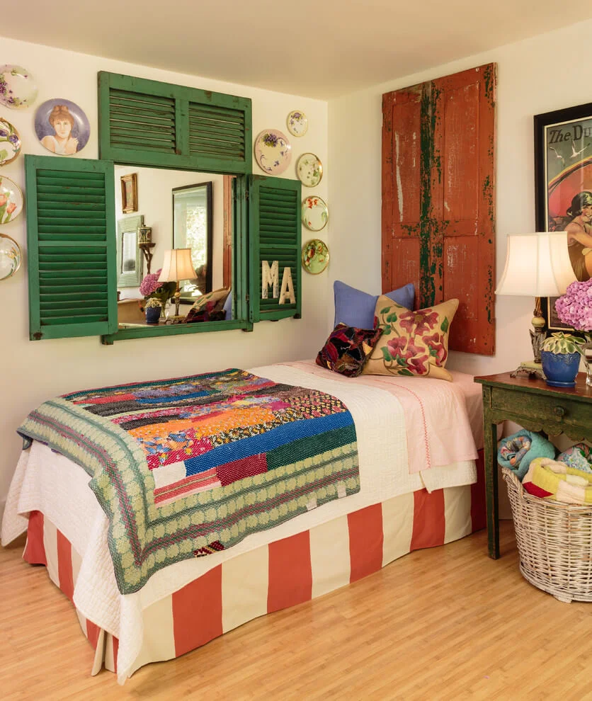 Shabby Chic Decor Eclectic Bedroom