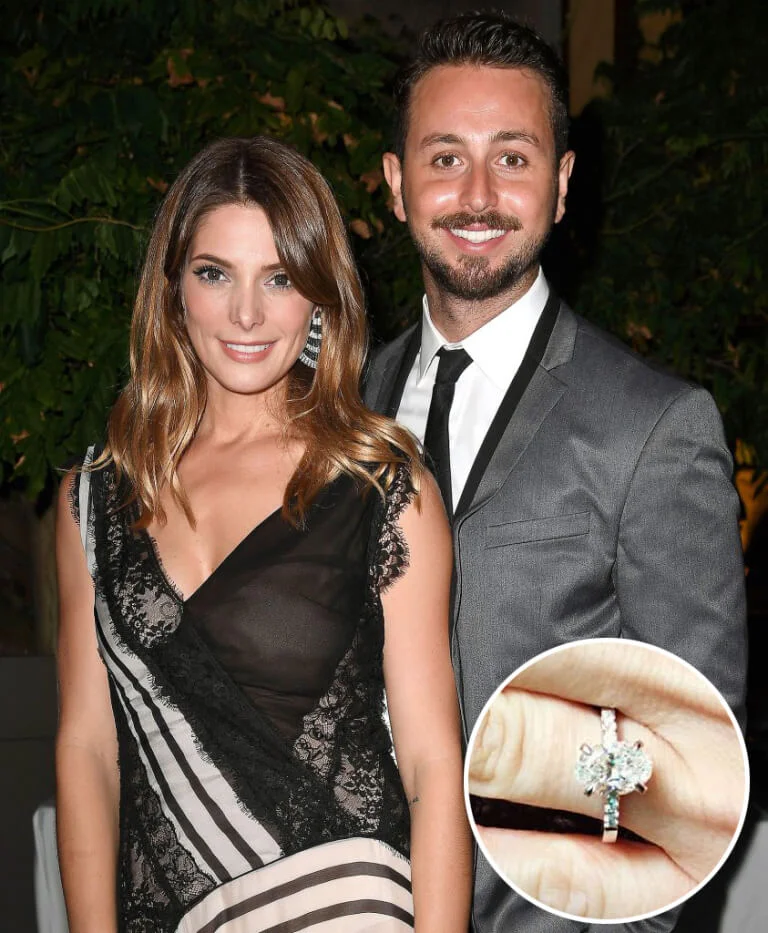 Ashley Greene and Paul Khoury Exquisite Diamond Rings