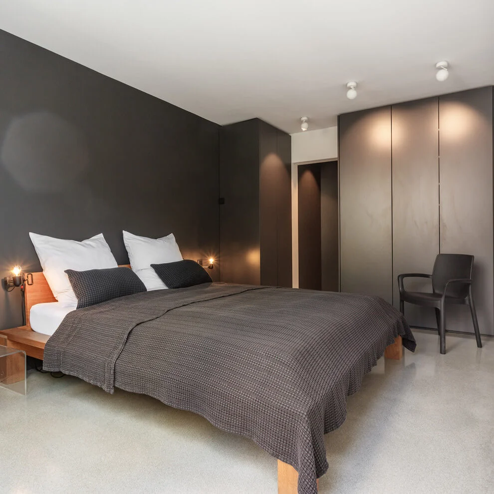 Black Accent Wall Modern Decor