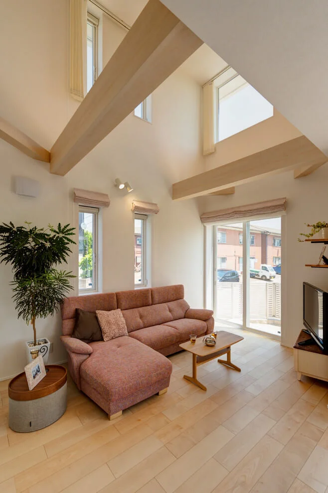Blush Pink Accents Living Room