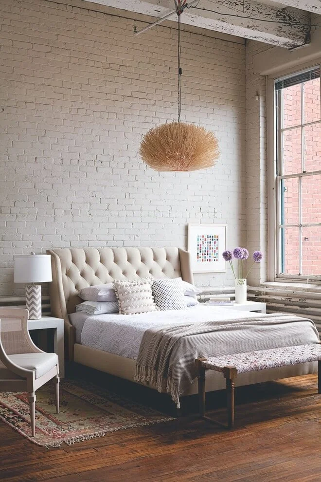Simple Bedroom Decor Industrial Style