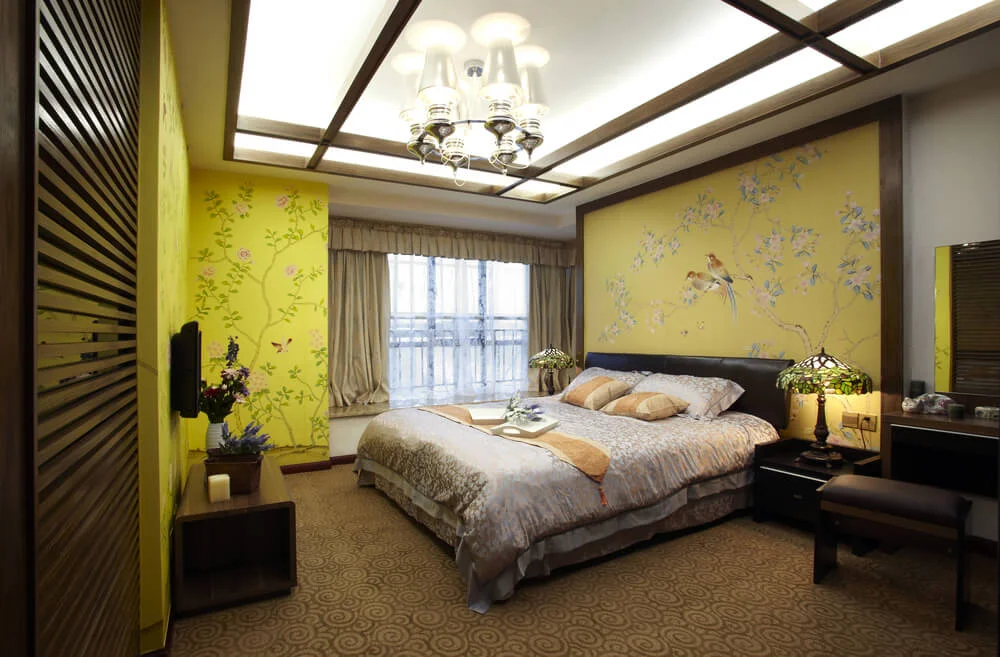 Birds Wallpaper Accent Wall Decor