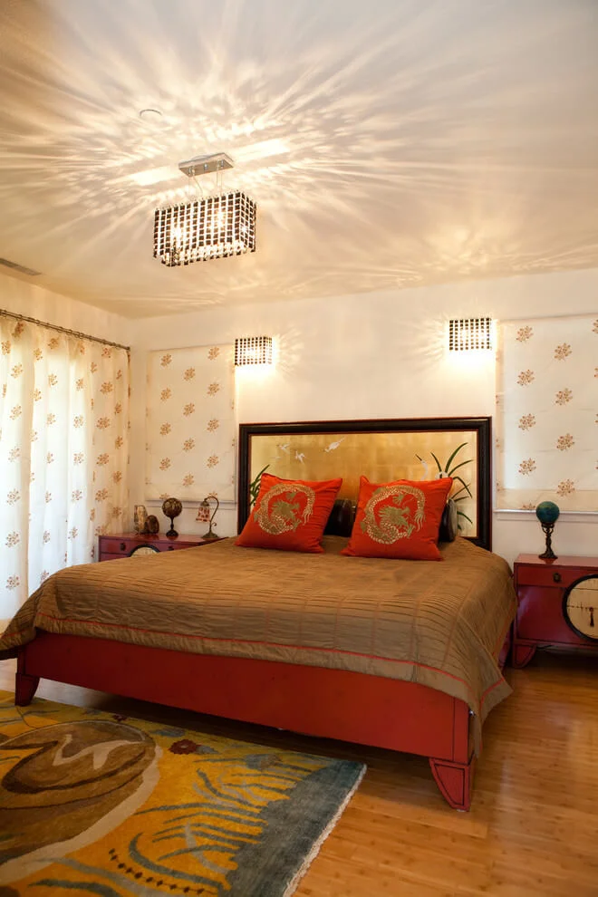 Colorful Bright Asian Bedroom Decor