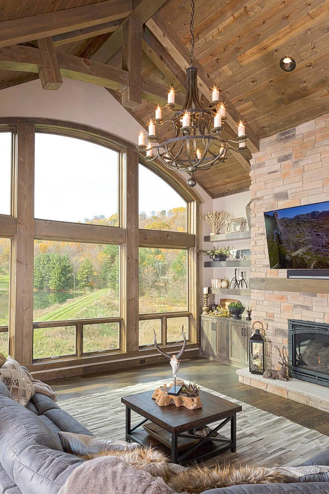 Country Style Rustic Living Room