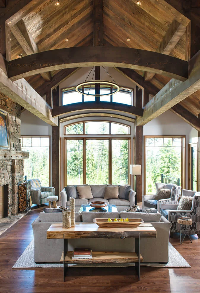 Soft Brown Living Room Design