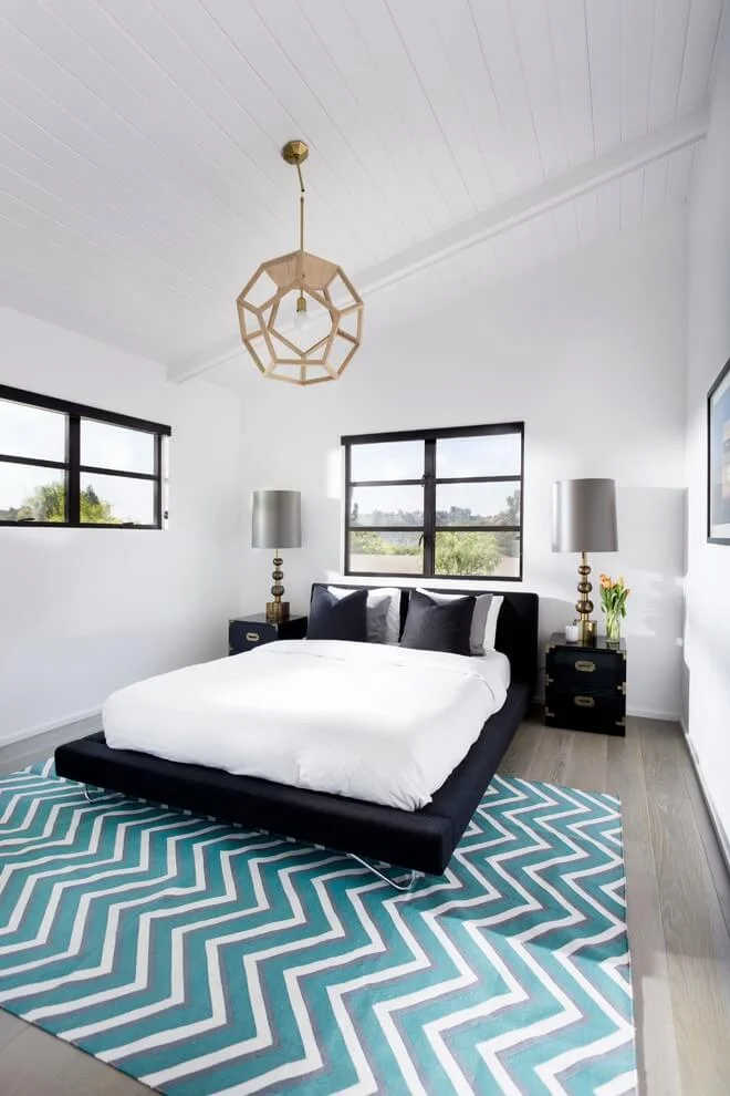 Bold Midcentury Modern Bedroom Decor