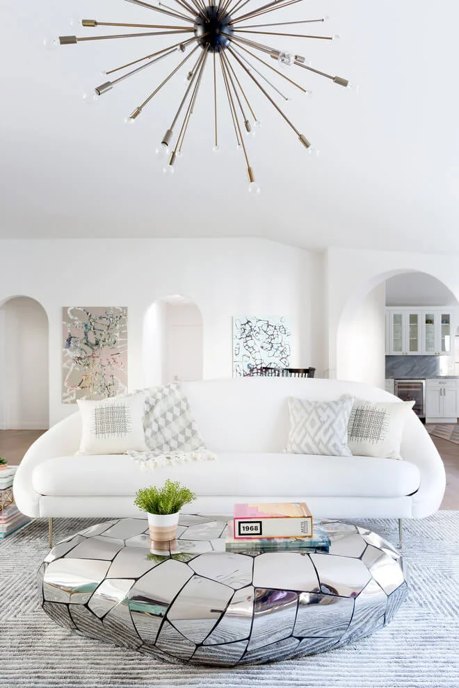White Details Midcentury Modern Room
