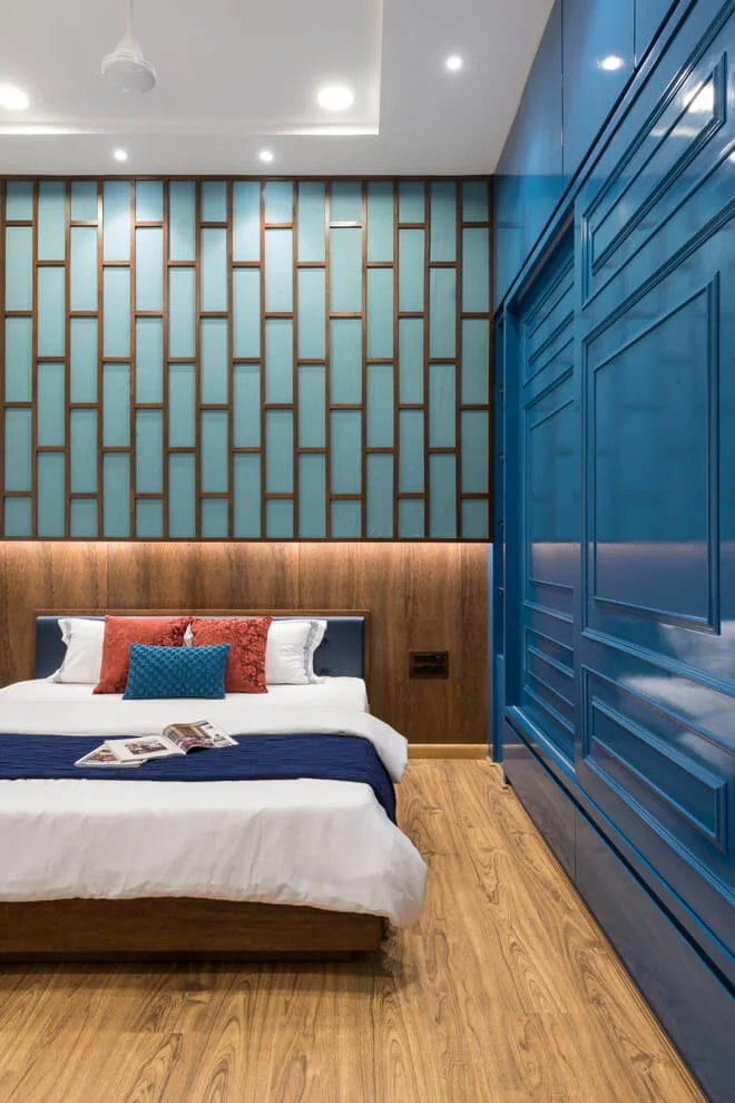 Brown and Blue Bedroom Decor