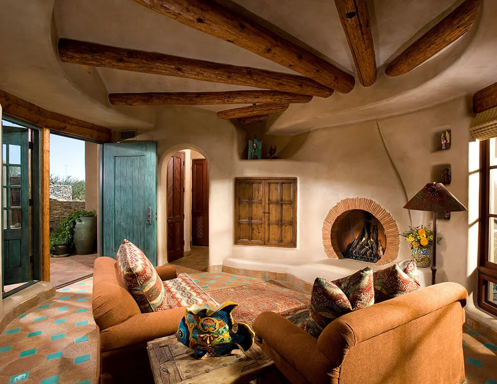 Earthy And Naturalistic Living Room