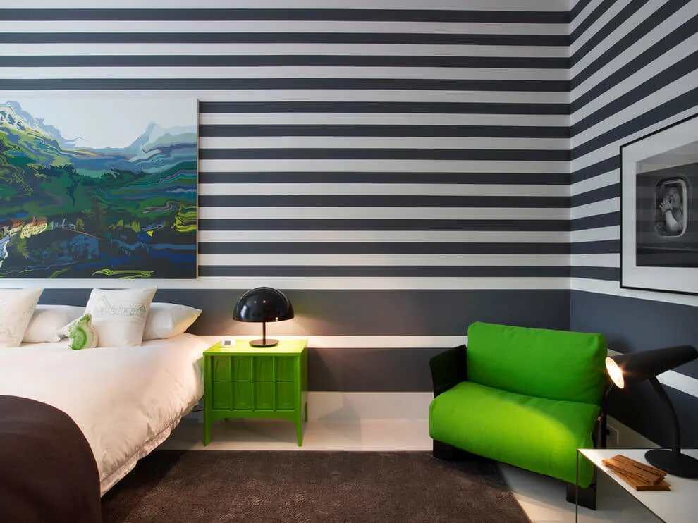Bold Stripes And Colorful Accents