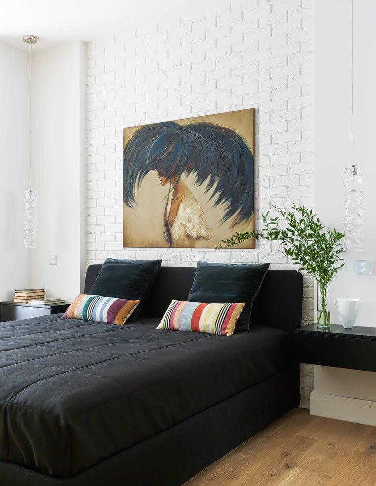 Industrial Accent Wall Simple Decor